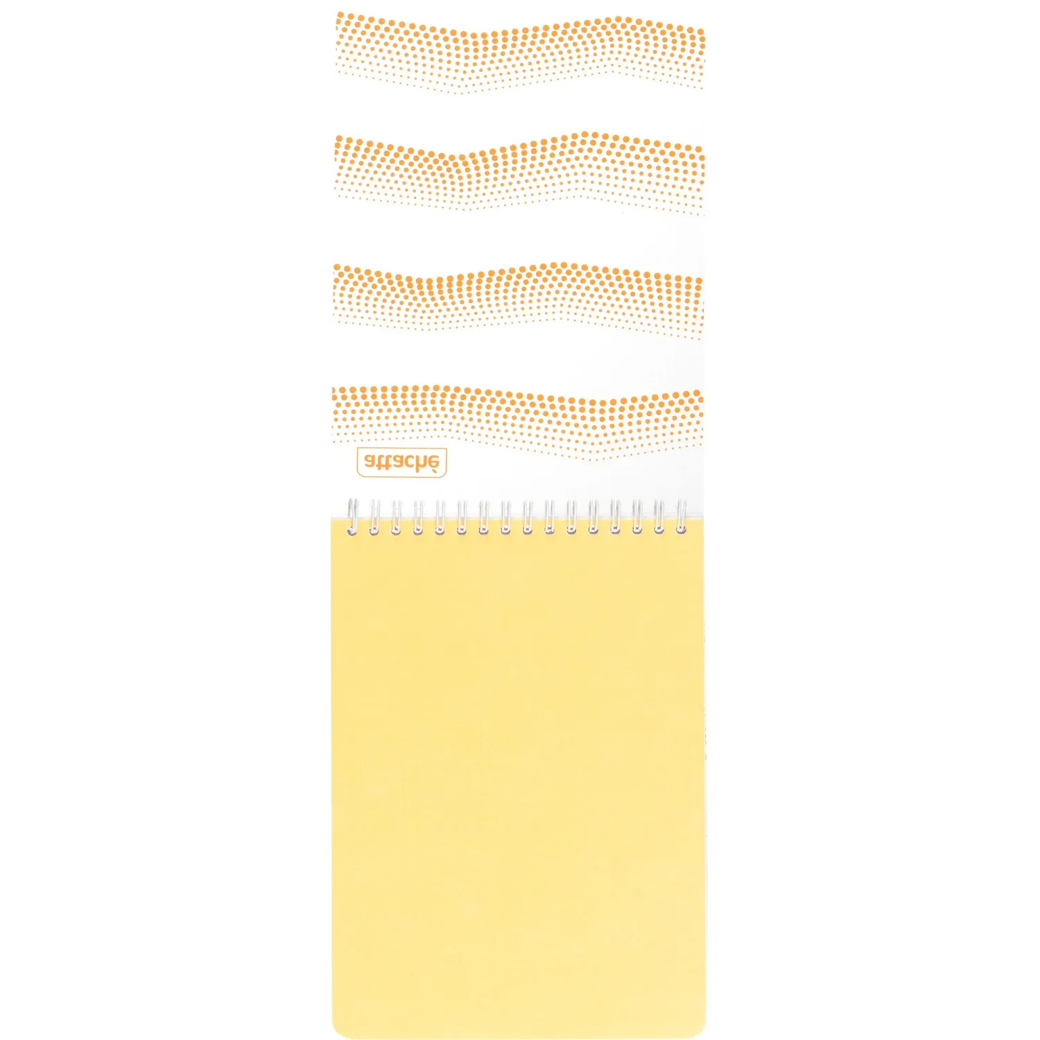 Блокнот WAVES оранжевый А5 спираль 50л. пласт. - фото 5