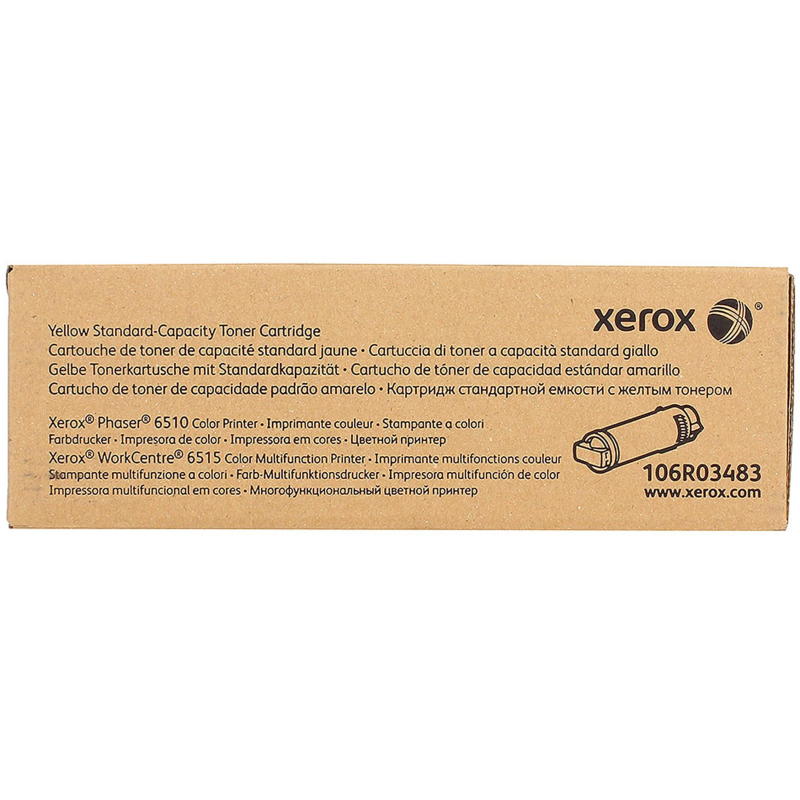 Тонер-картридж Xerox 106R03483 жел. для Phaser 6510 / WC 6515 - фото 2