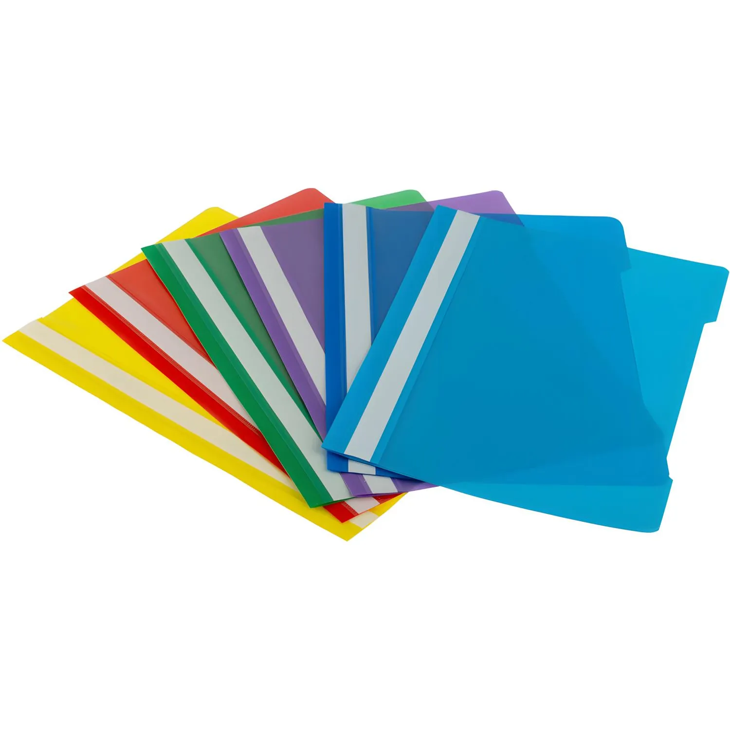 Скоросшиватель пластиковый A4 100/120, красный, 10шт/уп - фото 5