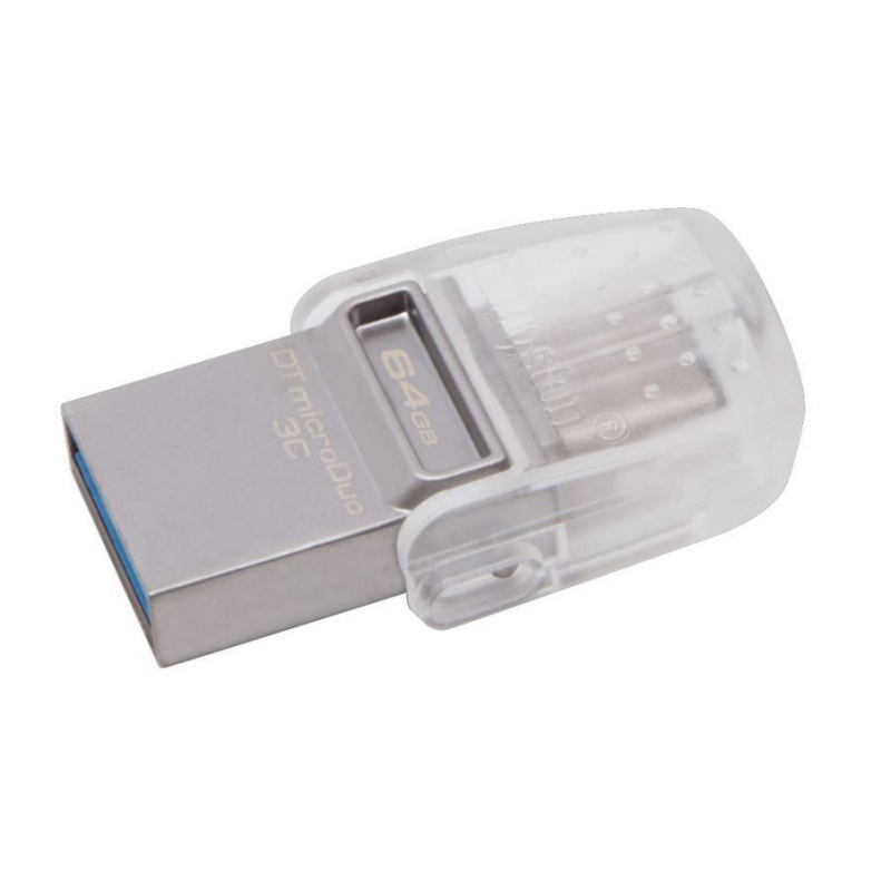 Флеш-память Kingston microDuo 3C, 64Gb, USB 3.1 G1, Type-C, DTDUO3CG3/64GB - фото 2