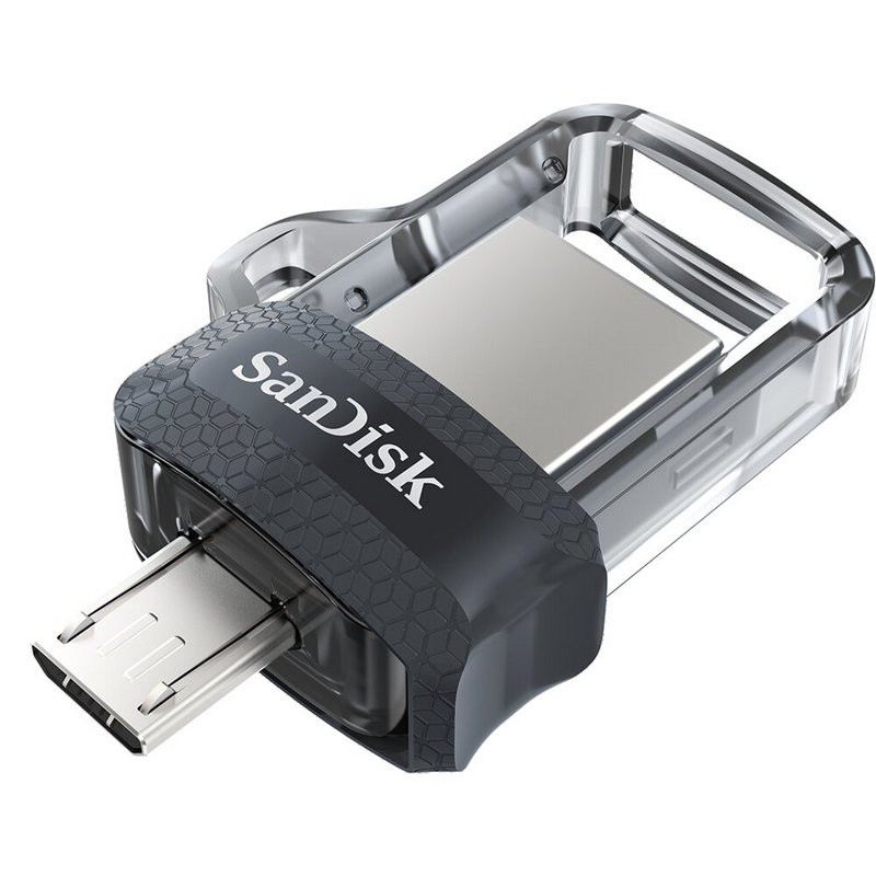 Флеш-память SanDisk Ultra Dual Drive, 32Gb, USB 3.0, micUSB, SDDD3-032G-G46 - фото 2