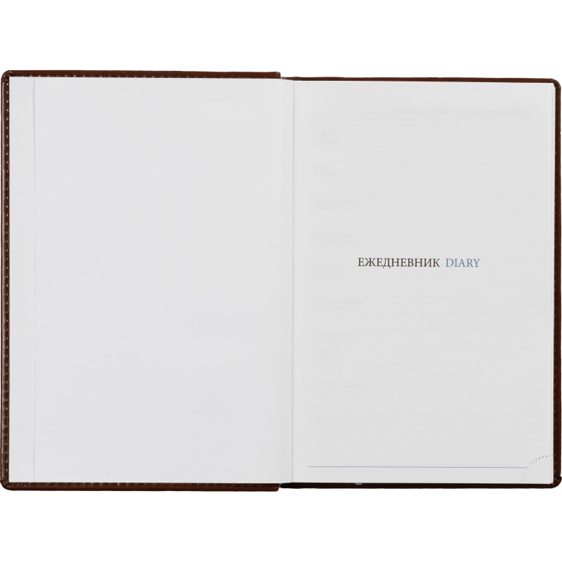 Ежедневник недатированный коричн, А5, 148x218, 352стр, Agenda - фото 10