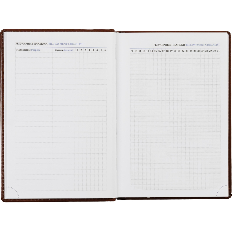 Ежедневник недатированный коричн, А5, 148x218, 352стр, Agenda - фото 14