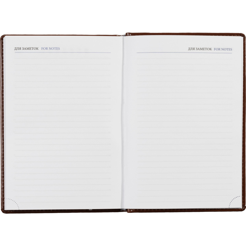 Ежедневник недатированный коричн, А5, 148x218, 352стр, Agenda - фото 19