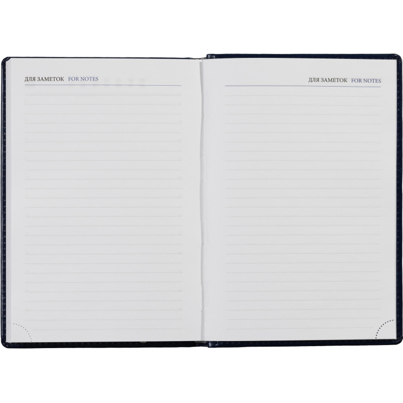 Ежедневник недатированный синий, А5, 148x218, 352стр, Agenda - фото 19