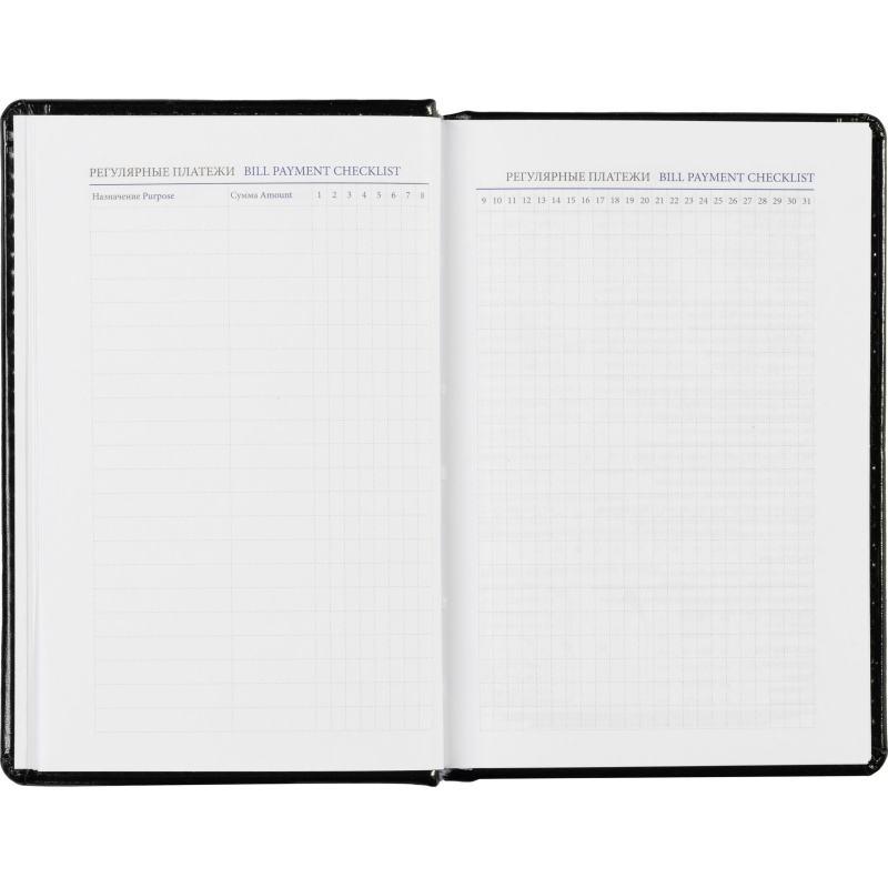 Ежедневник недатированный черн, А6, 100x150, 320стр, Agenda - фото 14