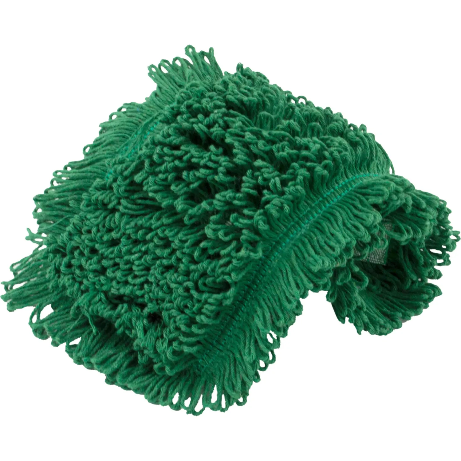 Насадка МОП плоский 40х13см ухо+карман хлопок зелёный CN3067 - фото 3