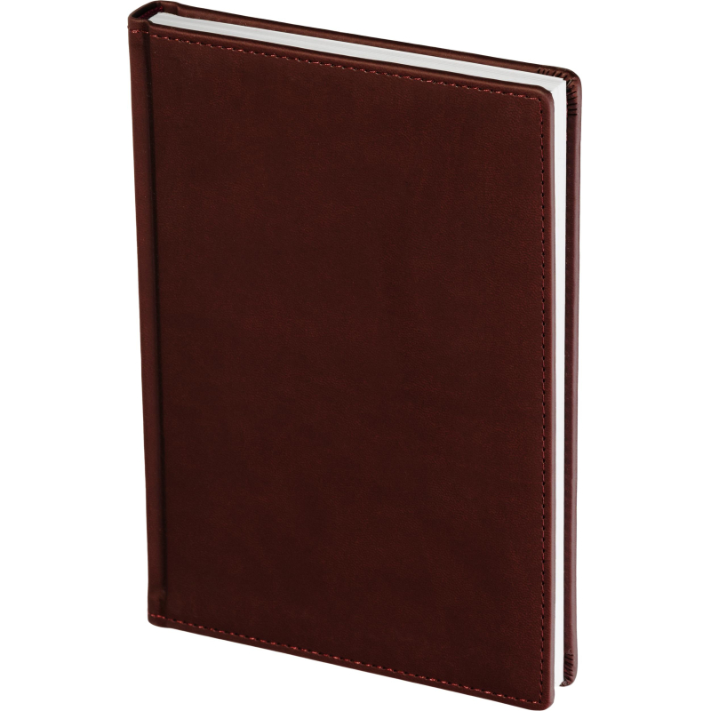 Ежедневник недатированный А5+, 136л, VELVET бордовый  3-115/02 - фото 1