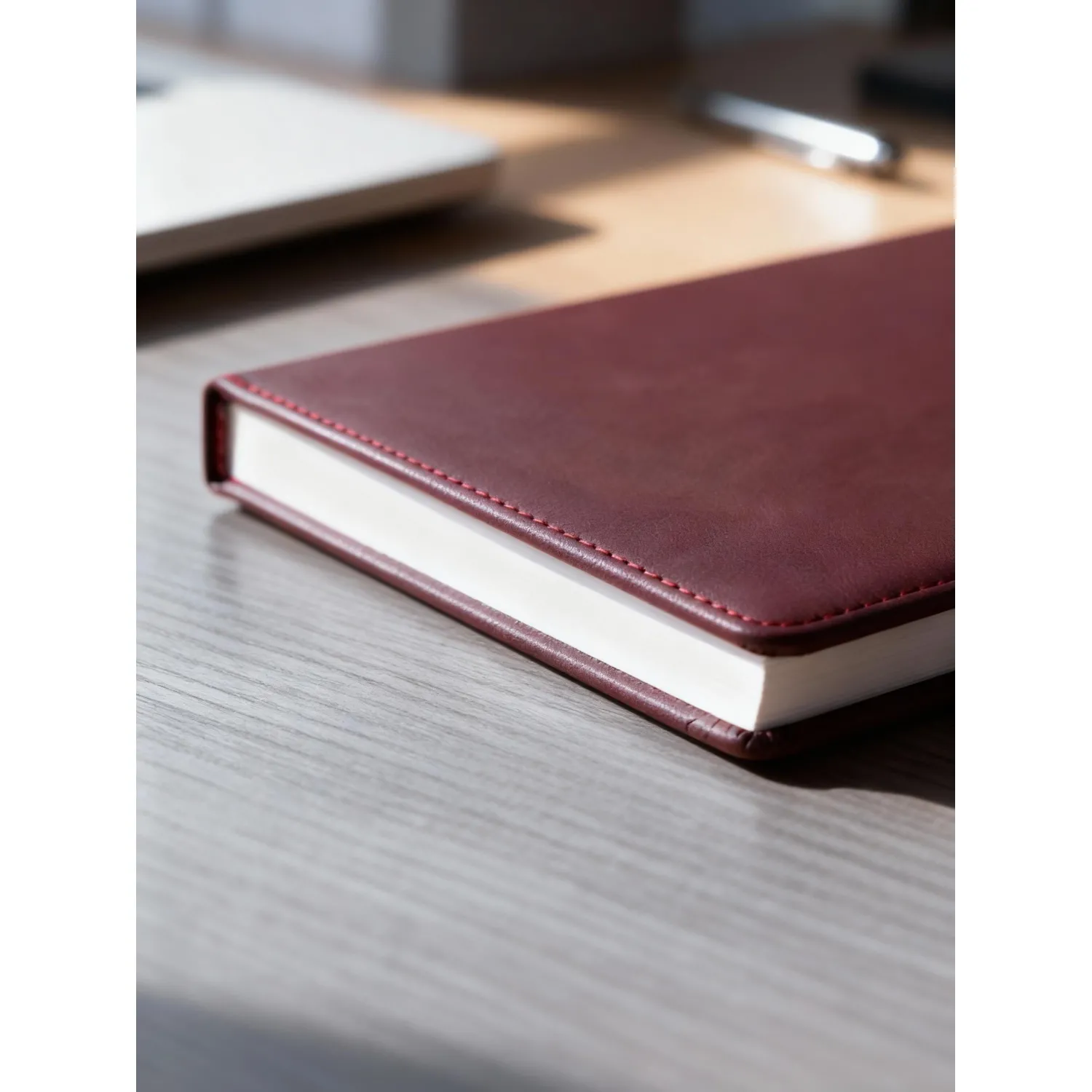 Ежедневник недатированный А5+, 136л, VELVET бордовый  3-115/02 - фото 25