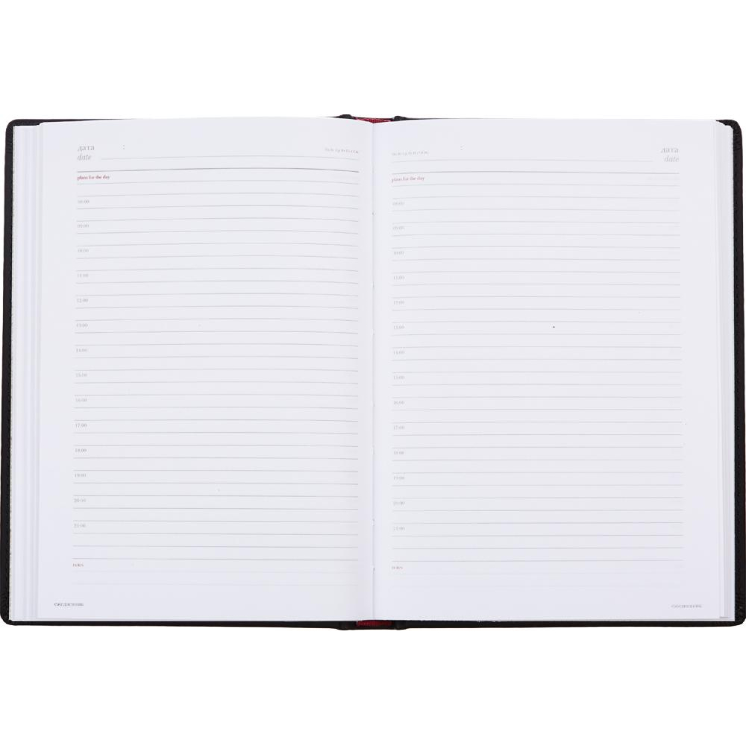 Ежедневник недатированный А5+, 136л, VELVET черный  3-115/04 - фото 3