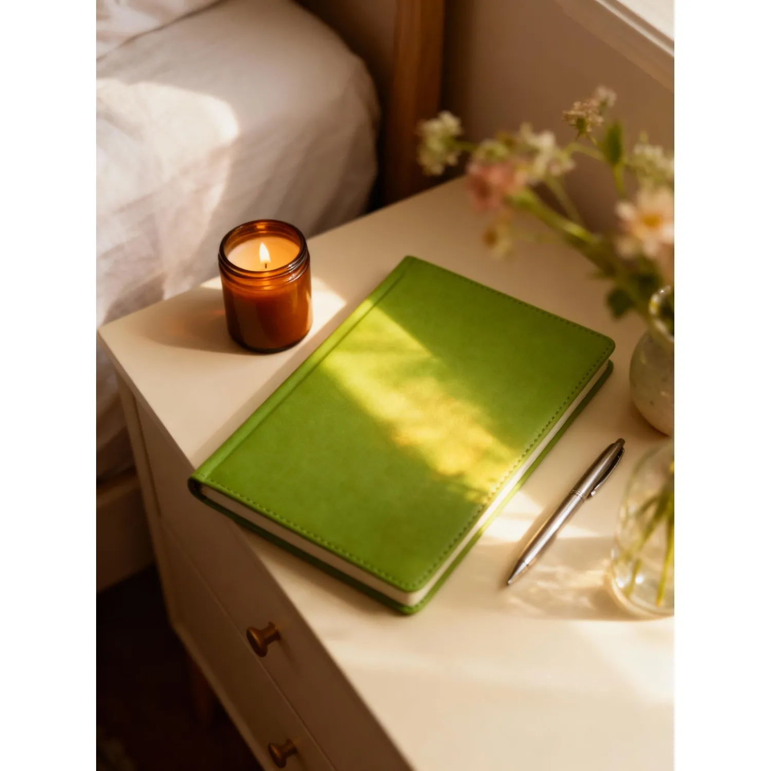 Ежедневник недатированный А5+, 136л, VELVET салатовый  3-115/08 - фото 22
