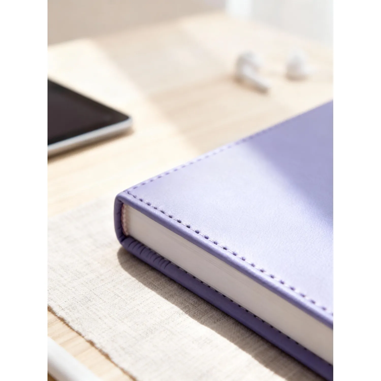 Ежедневник недатированный А5+, 136л, VELVET сиреневый  3-115/11 - фото 26