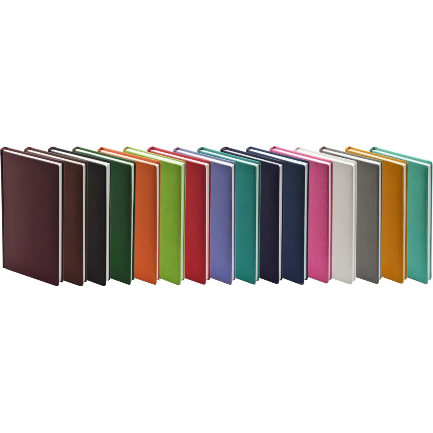 Ежедневник недатированный А5+, 136л, VELVET морская волна  3-115/15 - фото 3