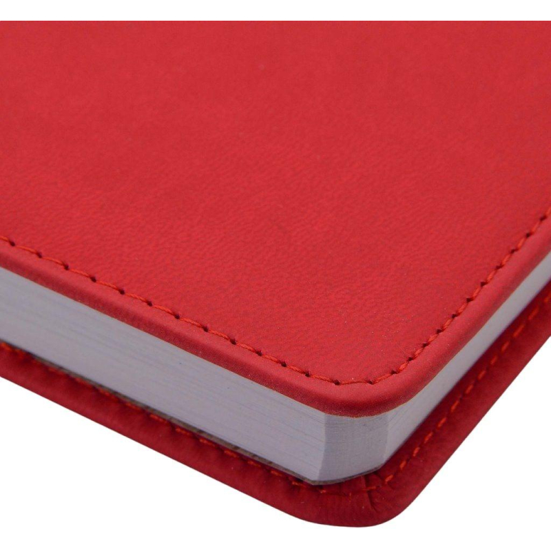 Ежедневник недатированный A6+, 136л, VELVET красный 3-495/10 - фото 4