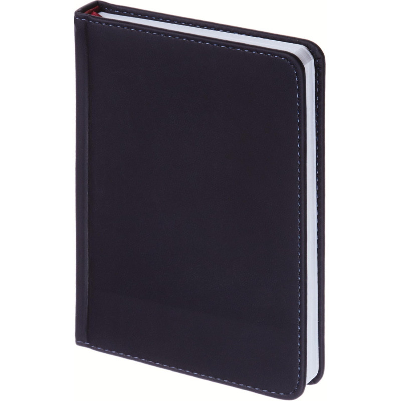 Ежедневник недатированный A6+, 136л, VELVET  темно-синий navy 3-495/16 - фото 1