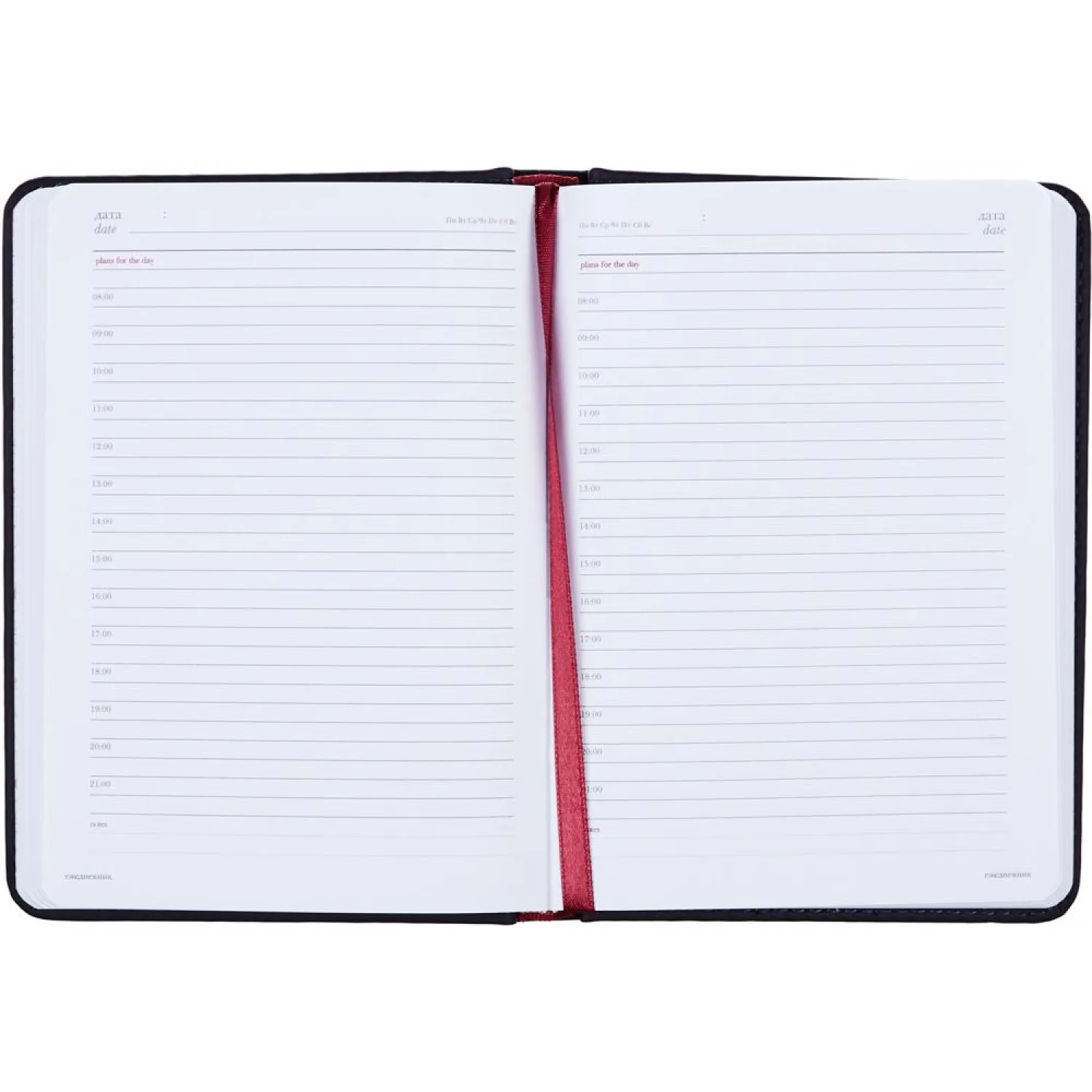 Ежедневник недатированный A6+, 136л, VELVET  темно-синий navy 3-495/16 - фото 3