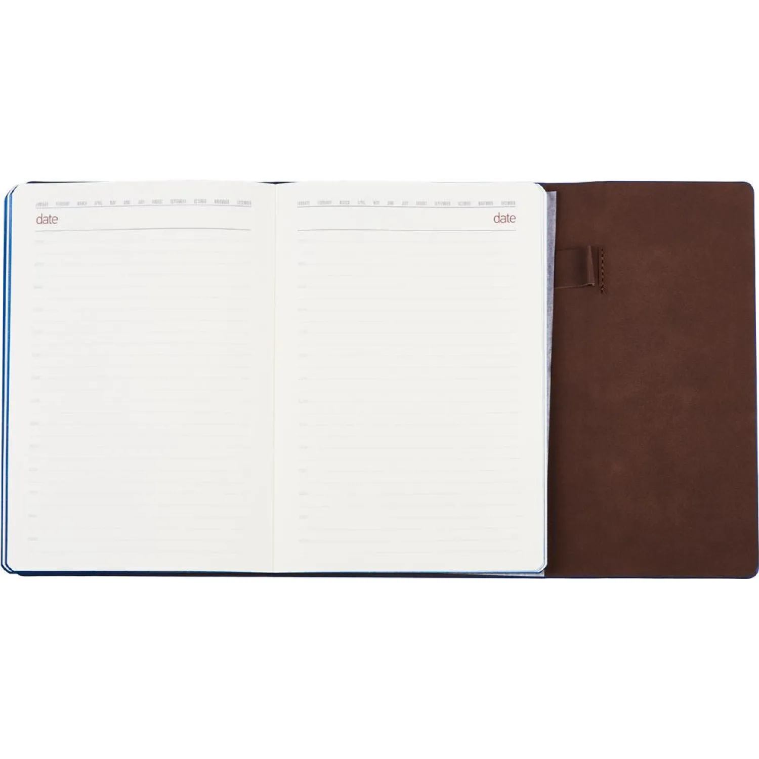 Ежедневник недатированный А5, 176л, с магн. клапаном, WALTZ, синий 3-543/01 - фото 3