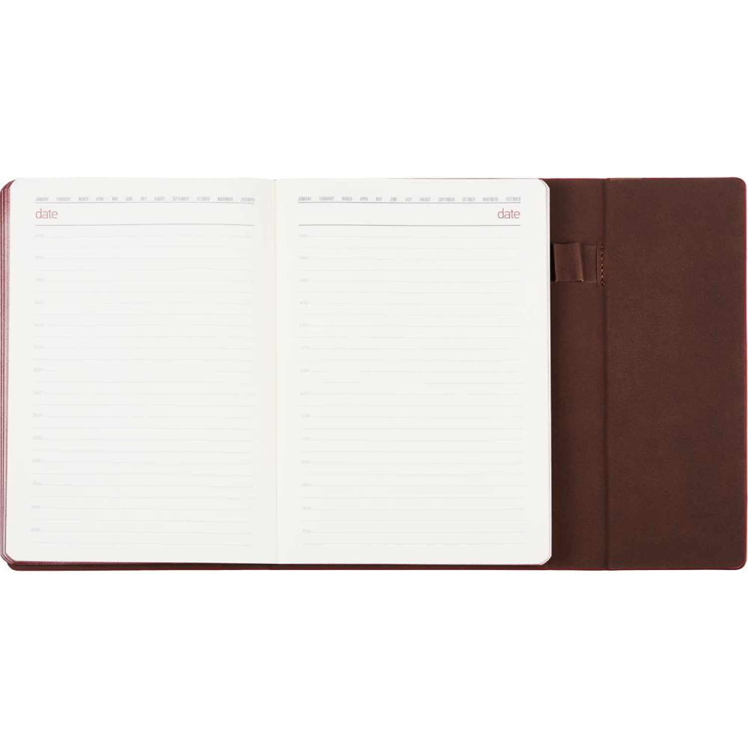 Ежедневник недатированный А5, 176л, с магн. клапаном, WALTZ, борд 3-543/03 - фото 3