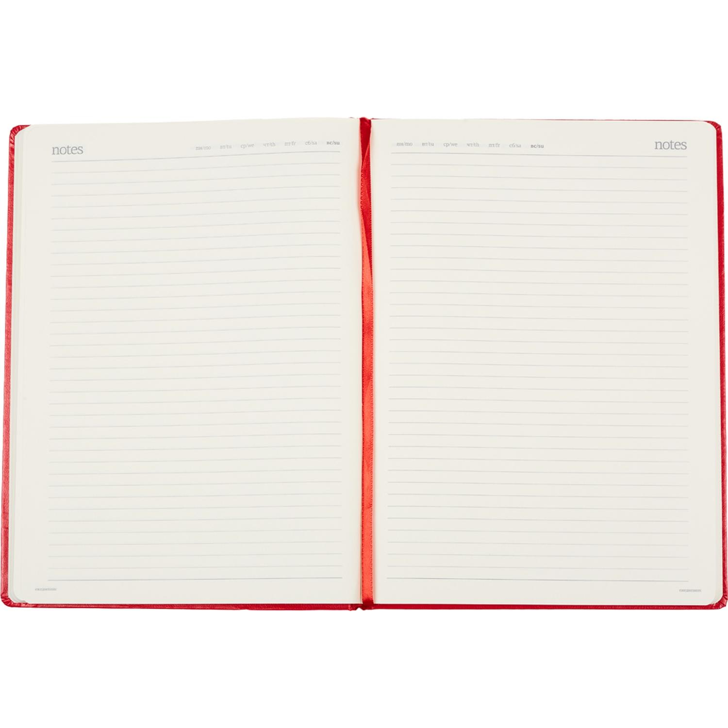 Ежедневник недатированный A4, ,  Megapolis   красный  160л 3-026/04 - фото 3