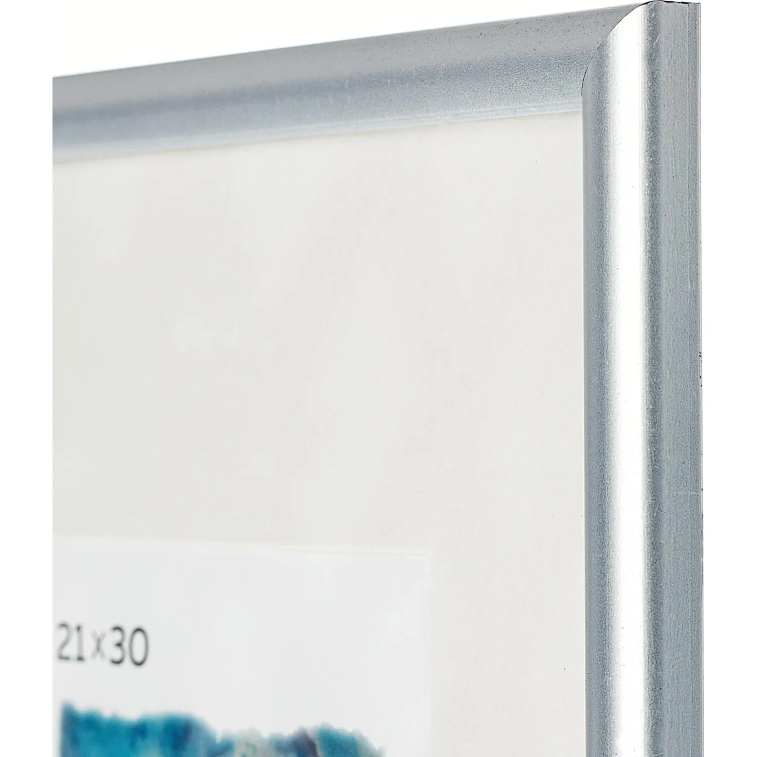 Рамка А4 пластиковая PS 516 серебро матовое - фото 2