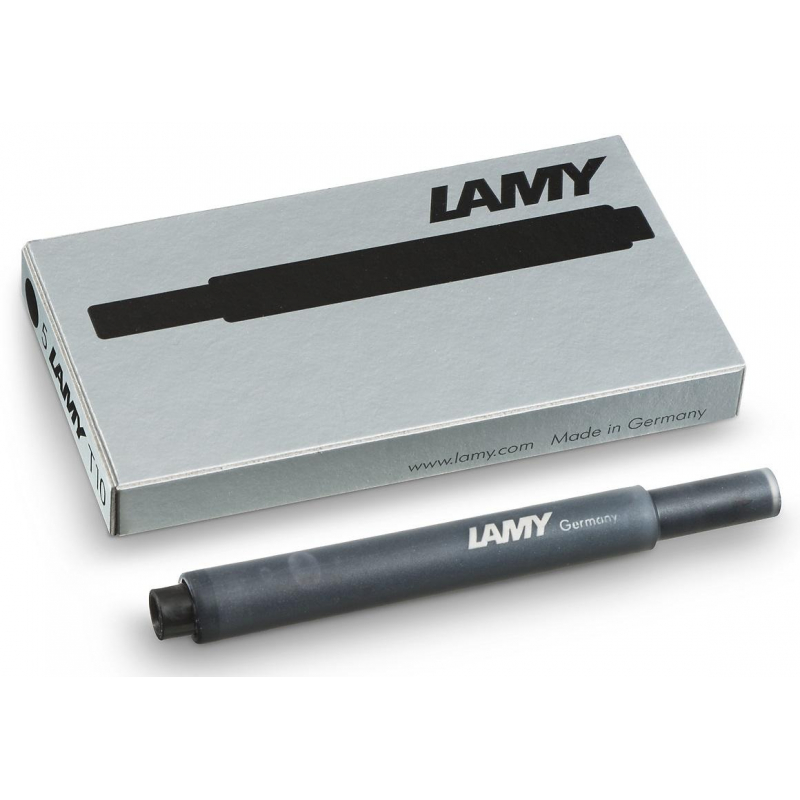 Картридж чернильный для перьевой ручки LAMY T10 черный 5 шт./уп - фото 1