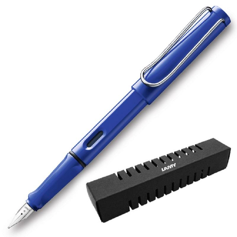 Ручка перьевая Lamy 014 safari, Синий, EF - фото 1