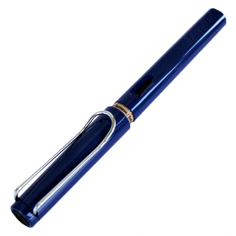 Ручка перьевая Lamy 014 safari, Синий, EF - фото 2