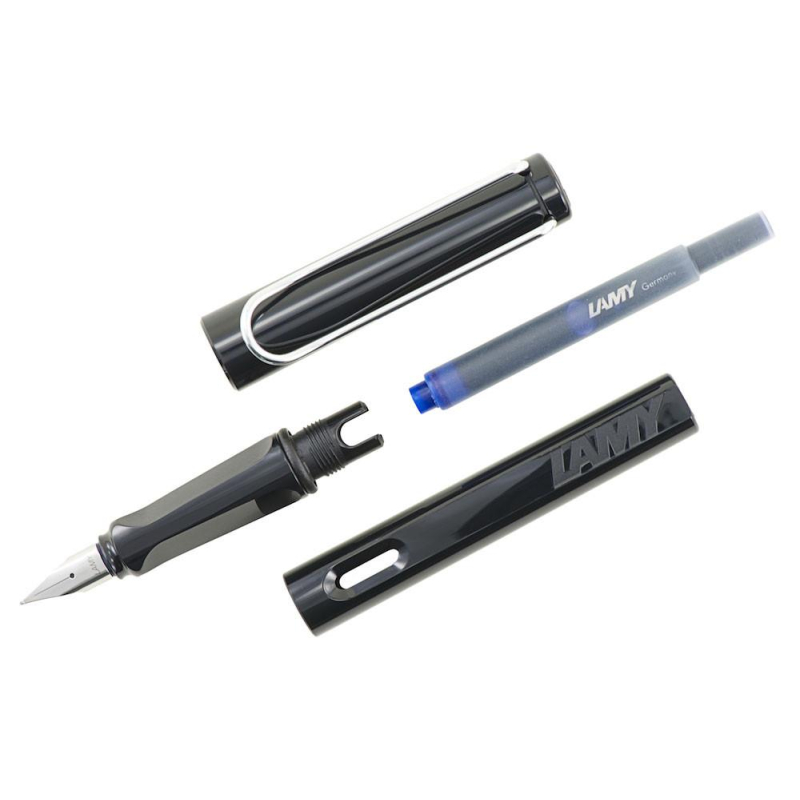 Ручка перьевая Lamy 019 safari, Черный, EF - фото 3