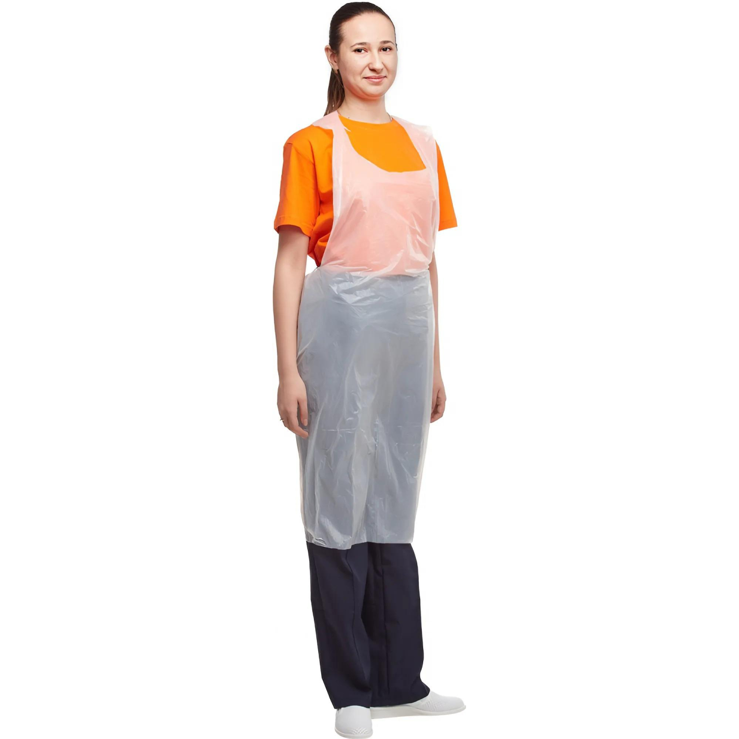 Фартук одноразовый KLEVER н/с,полиэтил. защит. (76х120см) 100шт/уп,ПС - фото 2