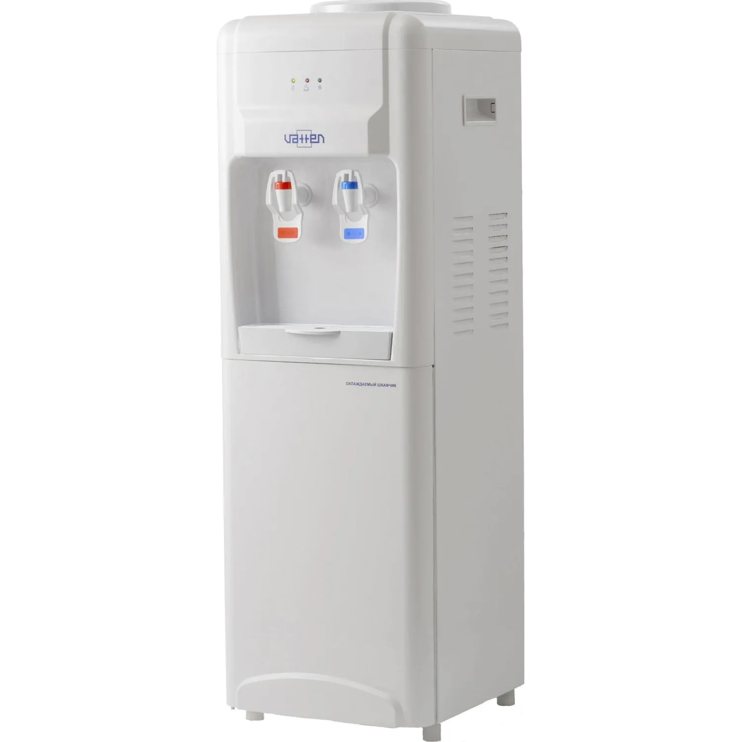 Кулер для воды VATTEN V24WKB напольный, компрессорный, белый, холодильник - фото 3
