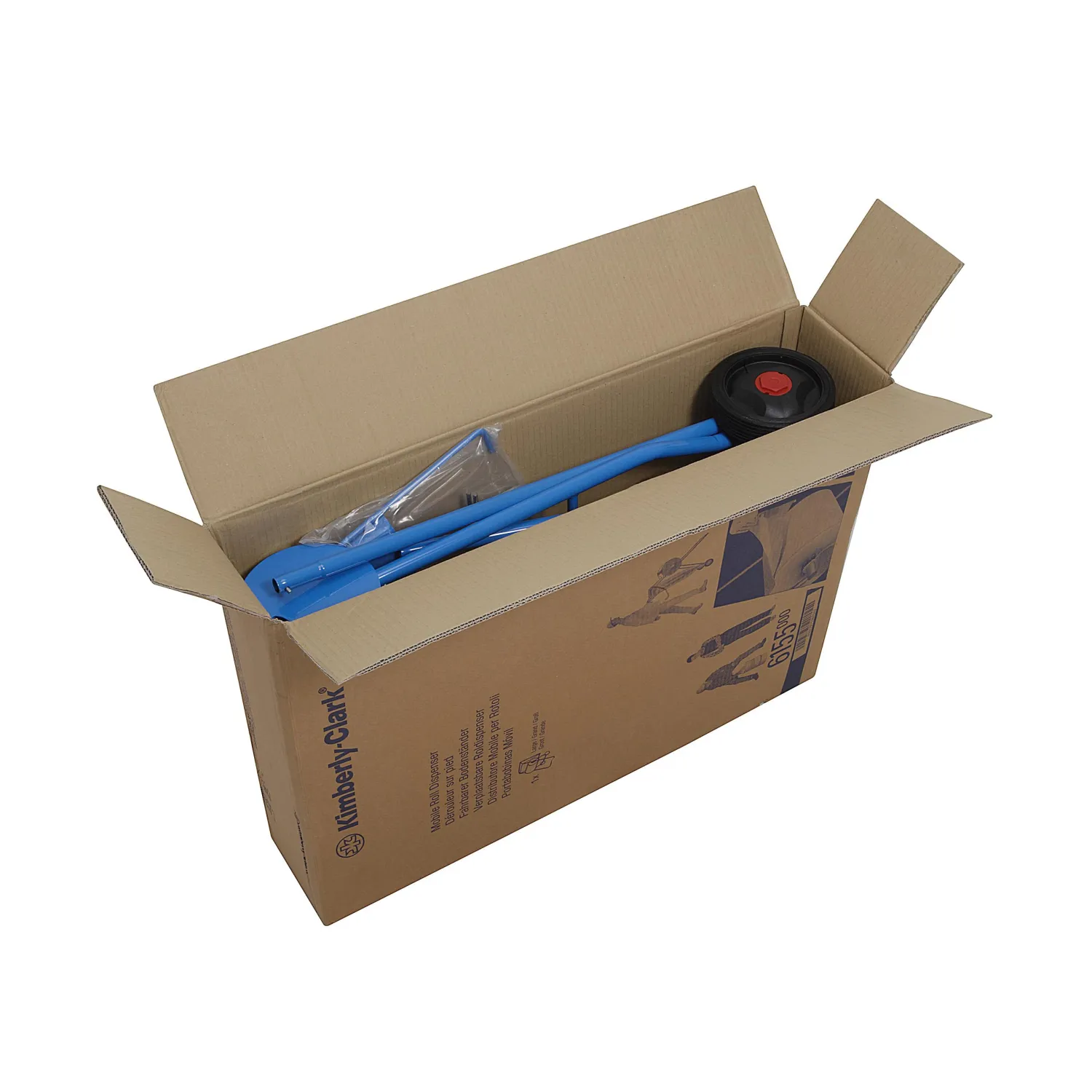 Диспенсер для протирочных материалов KC Prof протир. больш.рулон синий6155 - фото 4