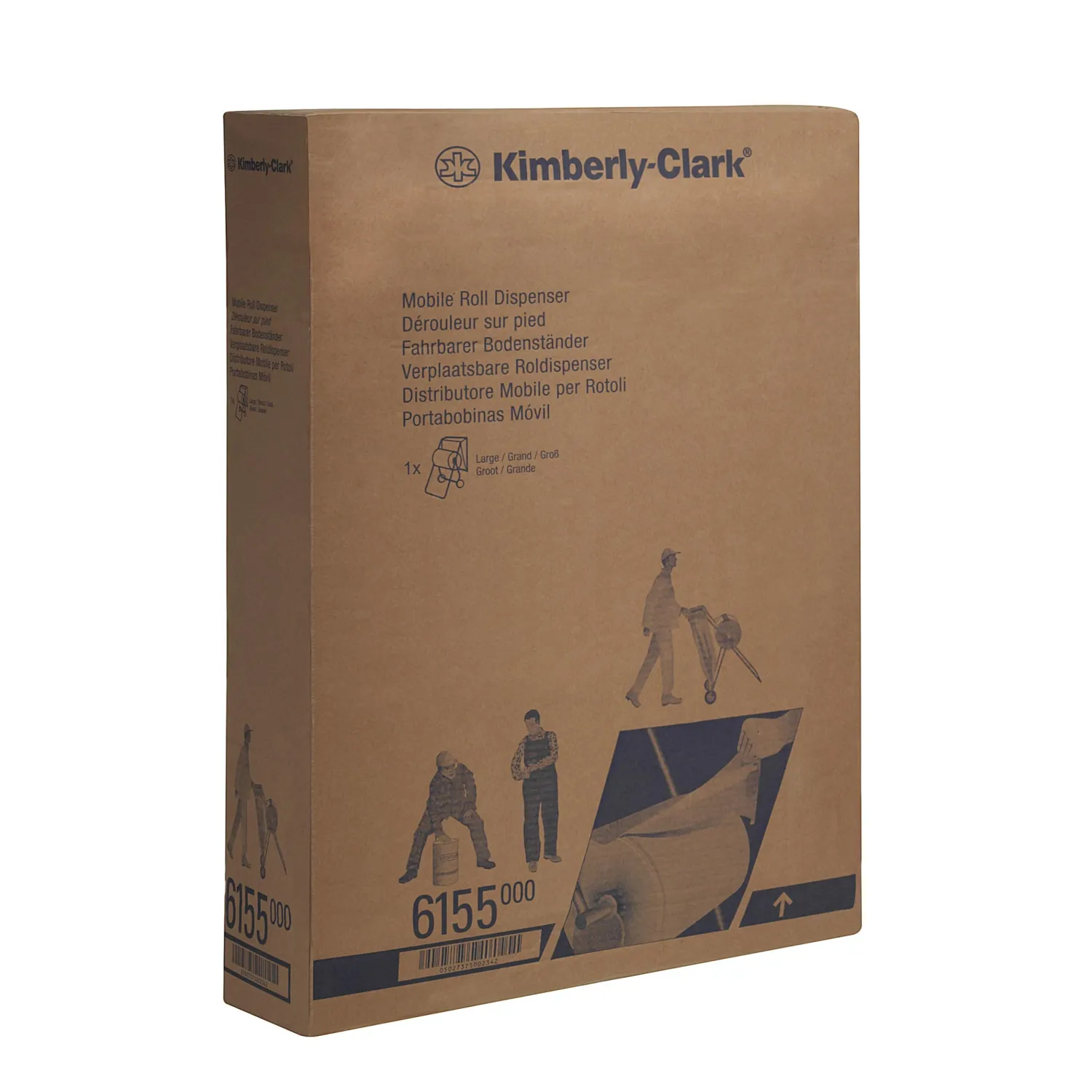 Диспенсер для протирочных материалов KC Prof протир. больш.рулон синий6155 - фото 5