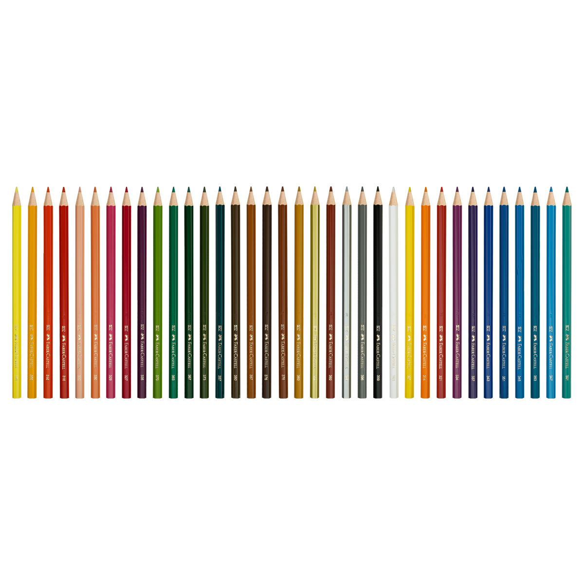 Карандаши цветные Faber-Castell "Замок", 36цв., шестигр., заточ., картон, европодвес - фото 2