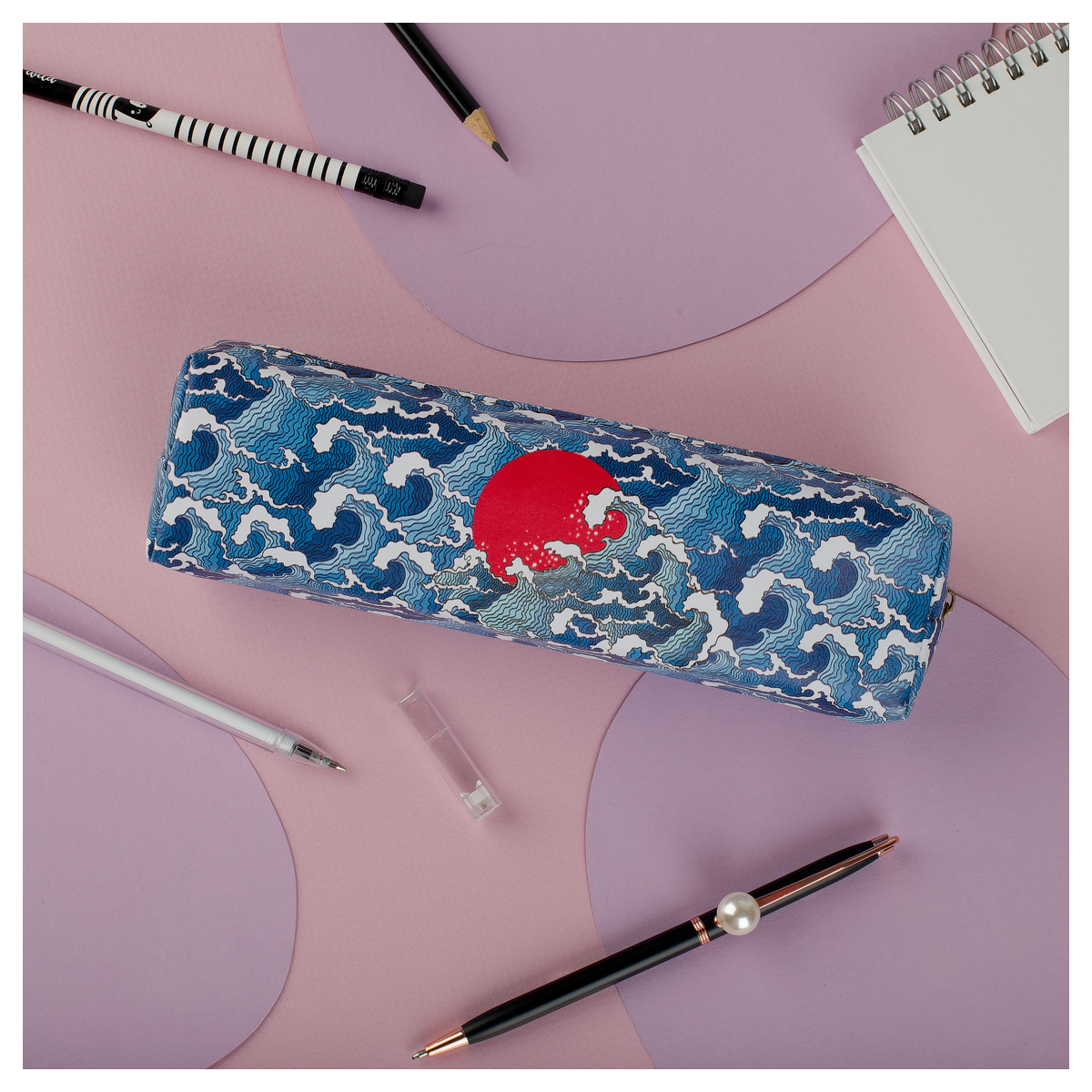 Пенал мягкий 200*55*40 MESHU "Vibe", искусственная кожа - фото 1