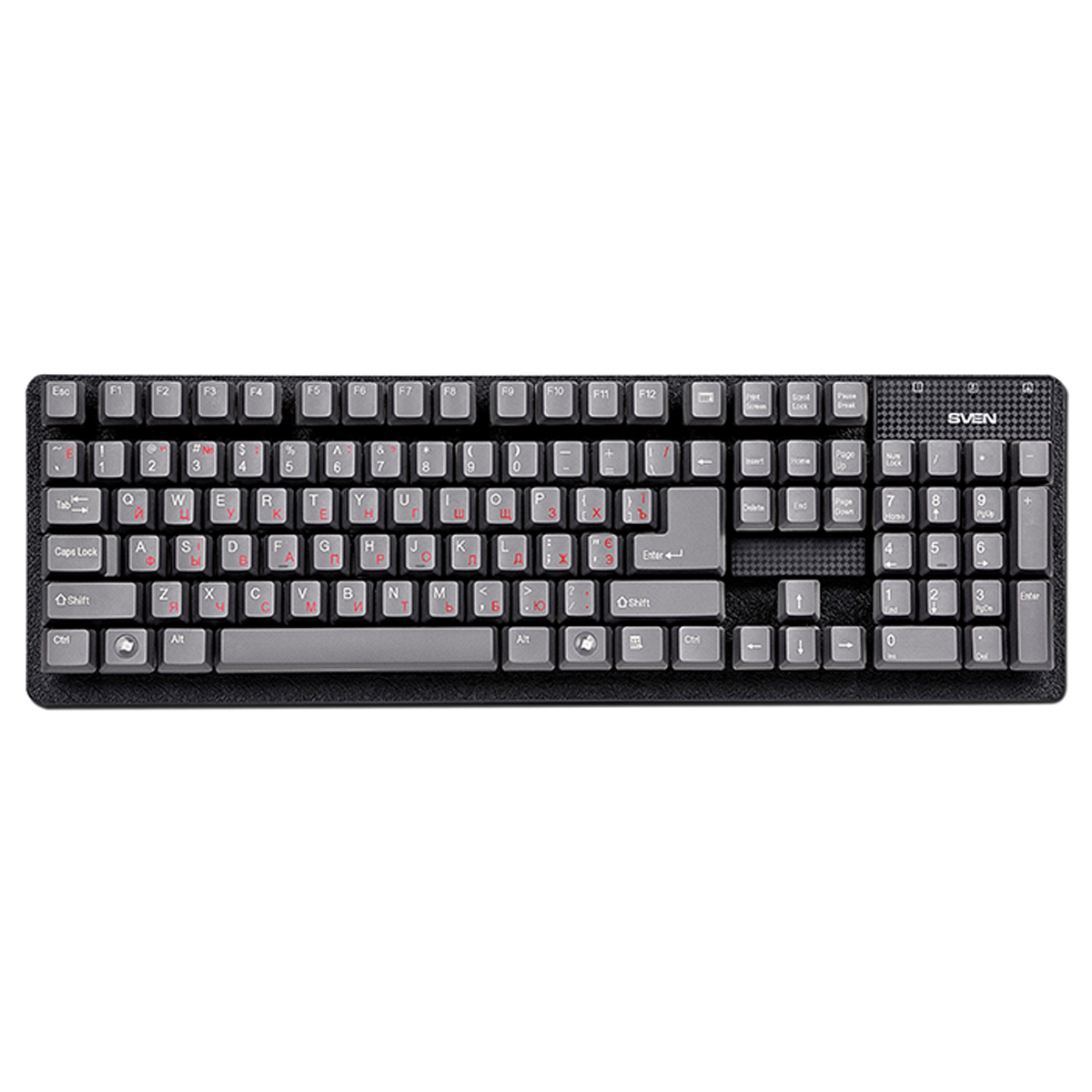 Клавиатура Sven Standard 301, USB, черный - фото 1