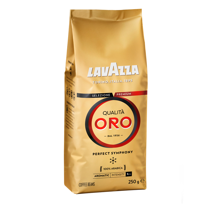 Кофе Lavazza Oro в зернах, 250 г - фото 1