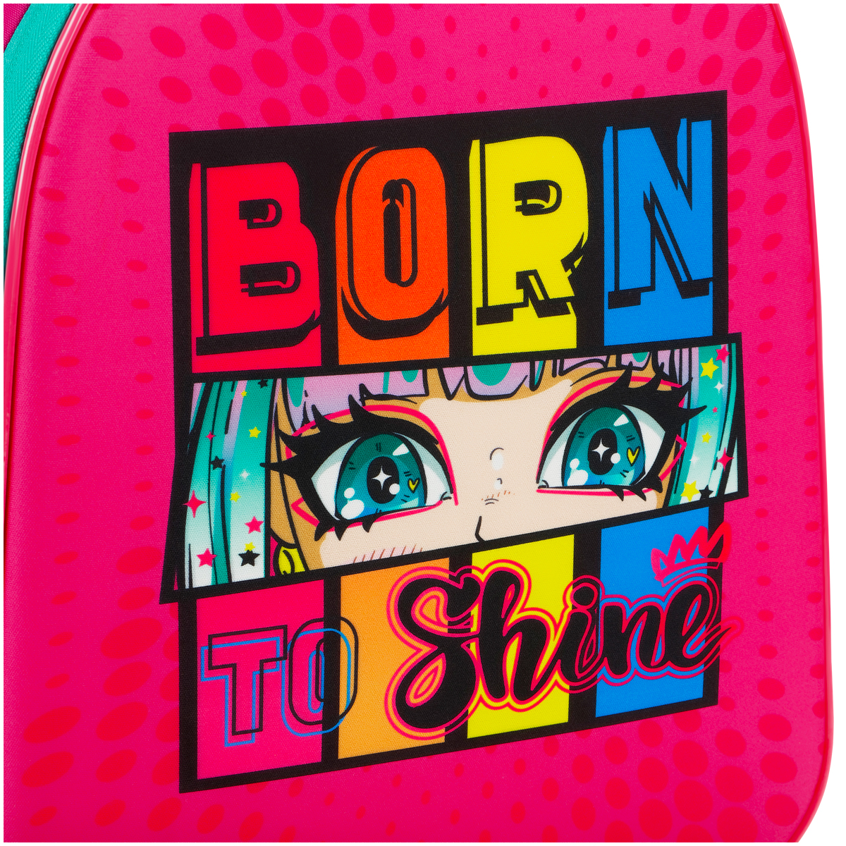 Ранец ArtSpace School Friend Light "Born to Shine" 35*29*12см, 2 отделения, 2 кармана, анатомическая спинка - фото 6