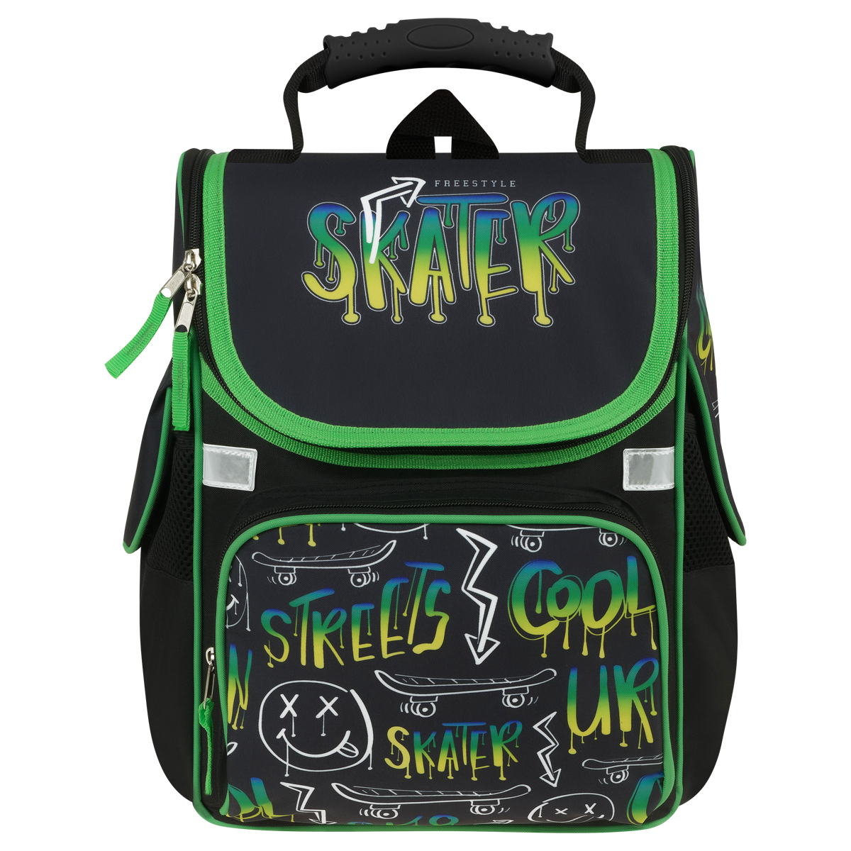 Ранец ArtSpace Junior "Skater" 37*28*21см, 1 отделение, 3 кармана, анатомическая спинка - фото 2