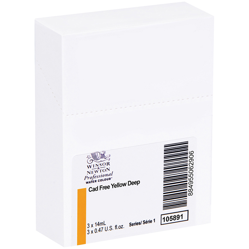 Акварель художественная Winsor&Newton "Professional", 14мл, туба, желтый темный бескадмиевый - фото 6