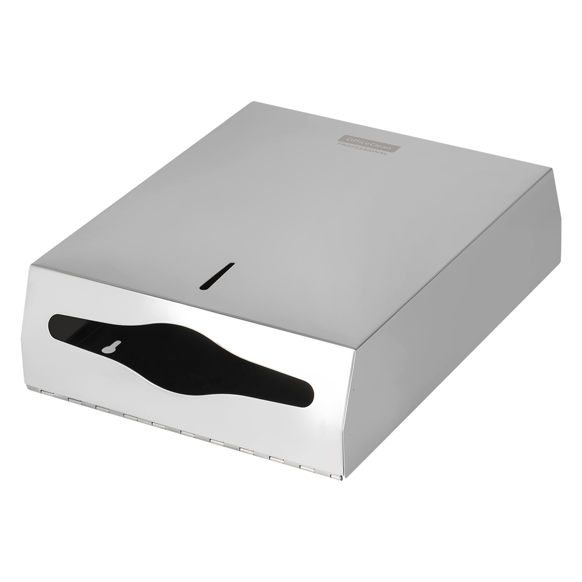 Диспенсер для полотенец листовых OfficeClean Professional (V-сл.), нержавеющая сталь, глянцевое покрытие - фото 5