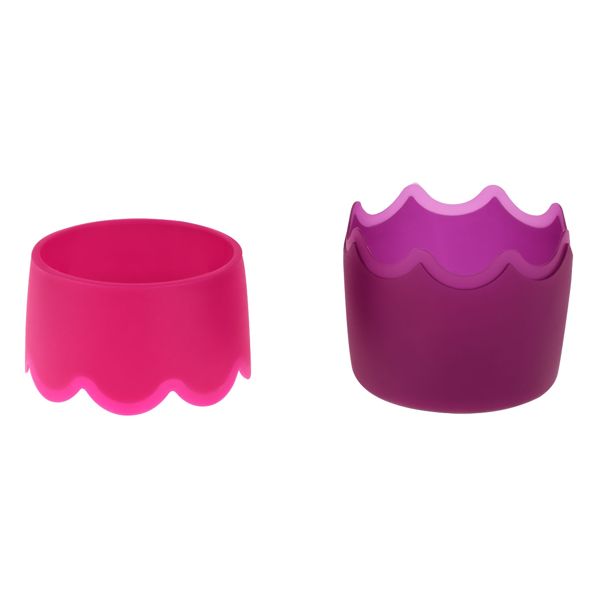 Подставка-стакан СТАММ, пластиковая, круглая, двухцветный фиолетовый-сиреневый - фото 2