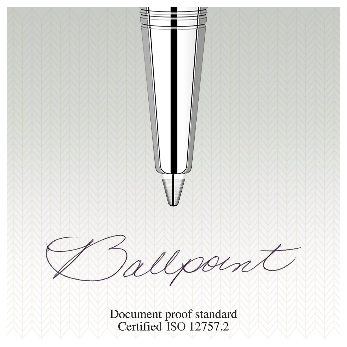 Стержень шариковый объемный Parker "QuinkFlow Ball Point" черный, 98мм, 1,0мм, метал. корпус, блистер - фото 4