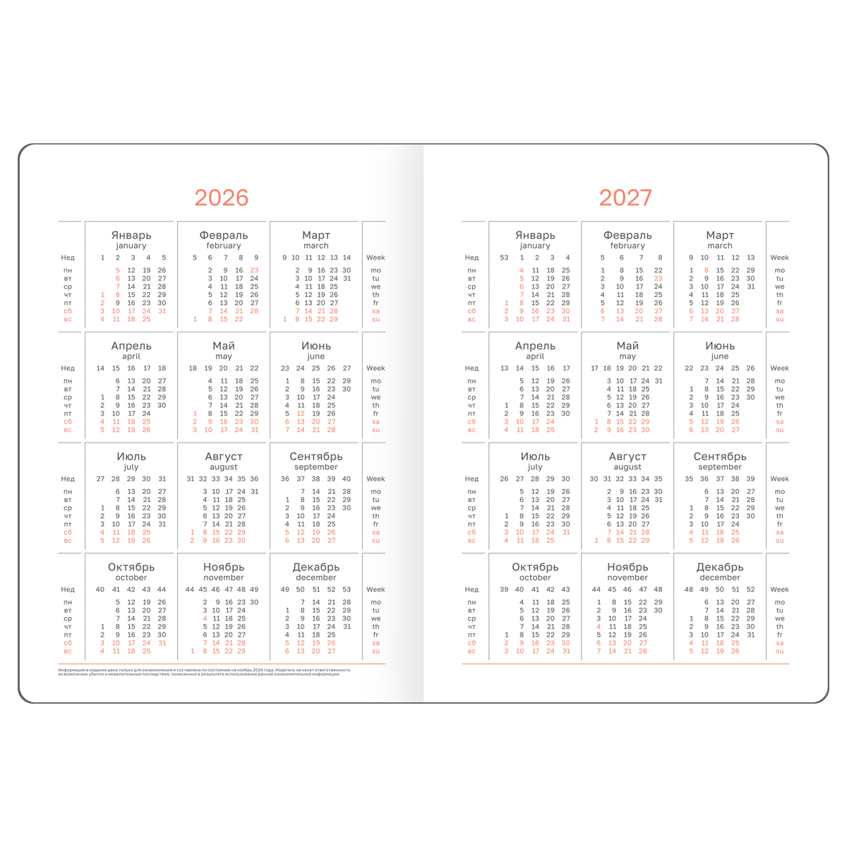 Ежедневник датированный 2026г., А6, 176л., твердый переплет, кожзам, BG "Winner. Gray", серый - фото 2