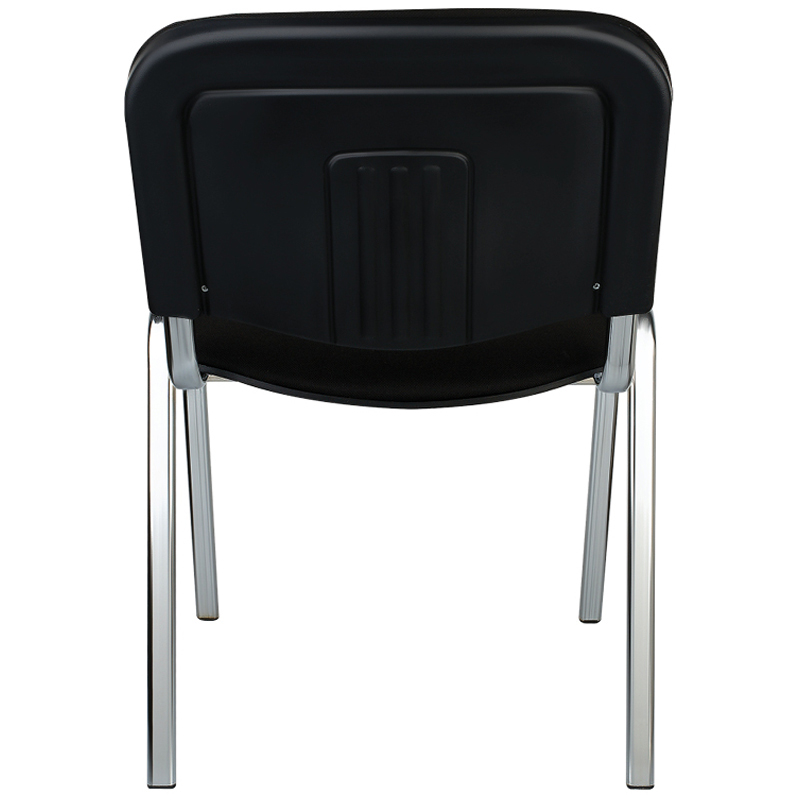 Стул Helmi HL-F01 "Изо", каркас хром, обивка ткань черная - фото 4