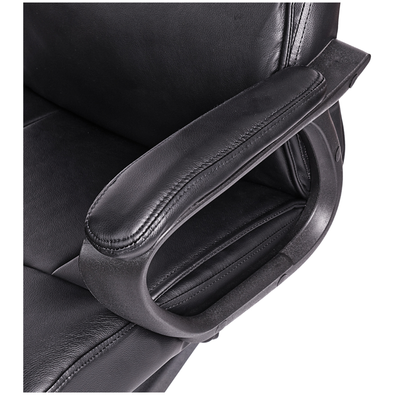 Кресло руководителя Helmi HL-Е28 "Approved", экокожа черная - фото 5