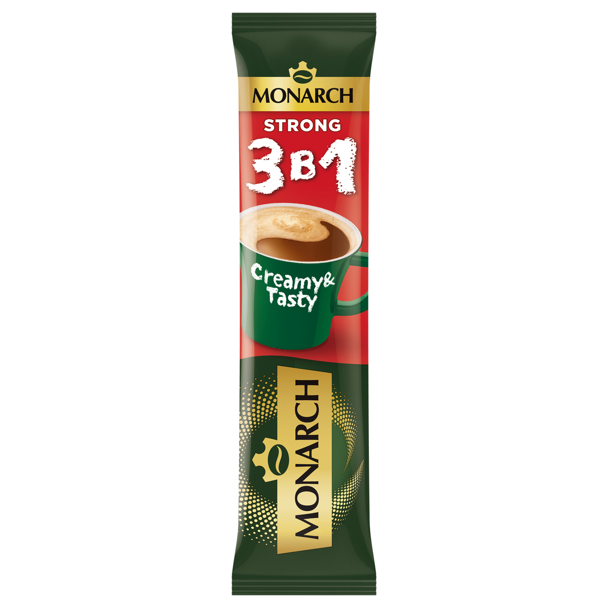 Кофе растворимый Monarch "Strong", 3в1, порошкообразный, порционный, 50 пакетиков*13,5г, мягкая упаковка - фото 4