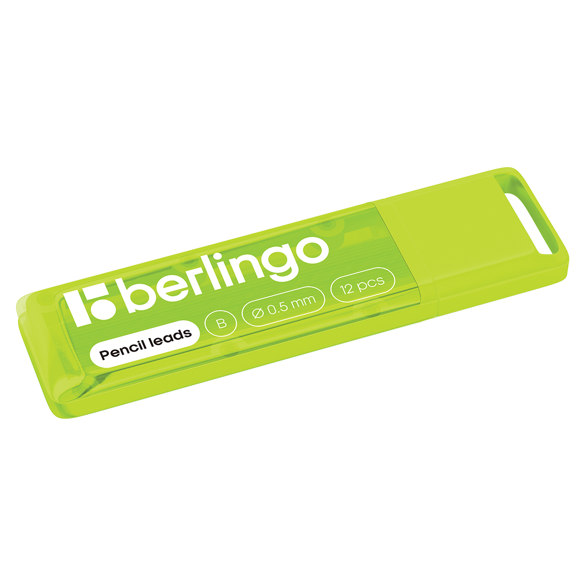 Грифели для механических карандашей Berlingo, 12шт., 0,5мм, B - фото 3