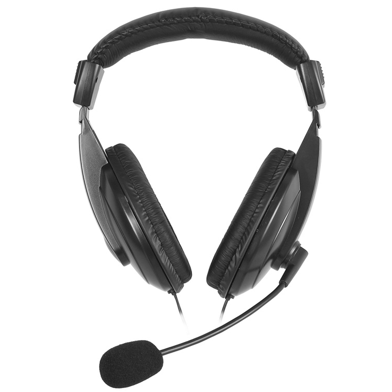 Наушники с микрофоном Smartbuy Commando, с регулятором громкости, 2,5м, черный - фото 2