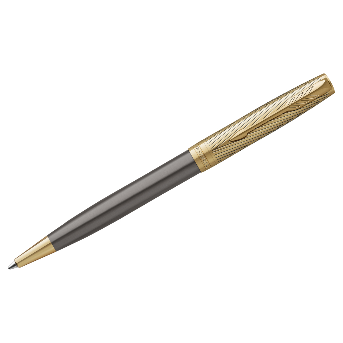 Ручка шариковая Parker "Sonnet ARROW GT" черная, 1,0мм, кнопочн., подарочная упаковка - фото 1