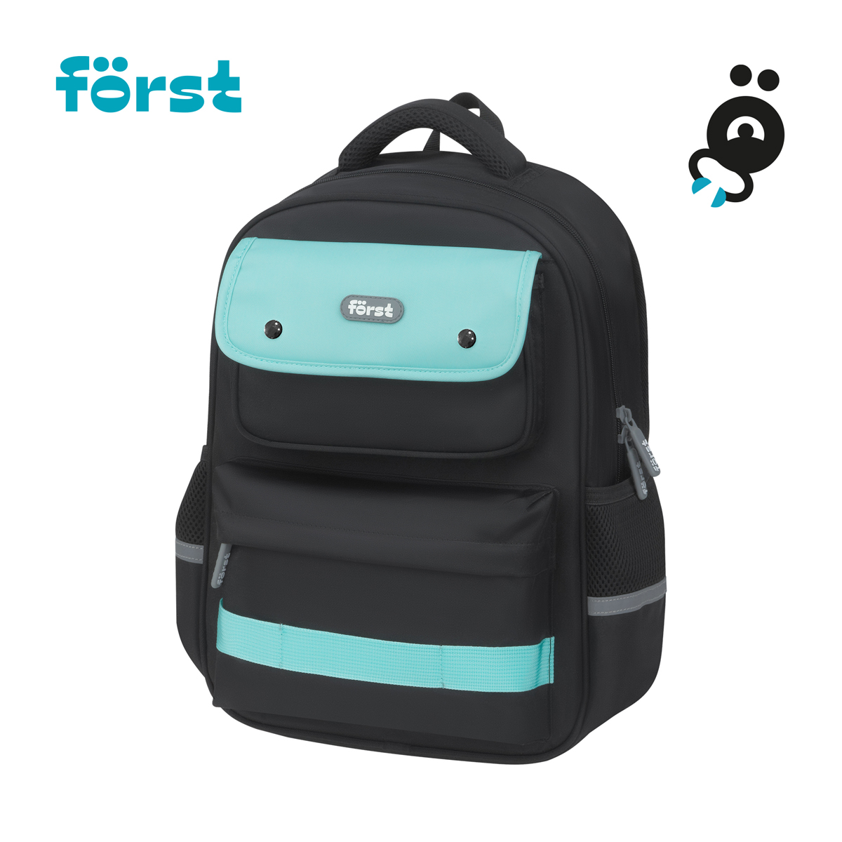 Рюкзак F?rst F-Color "Mint" 39,5*28,5*14см, 1 отделение, 4 кармана, уплотненная спинка - фото 2